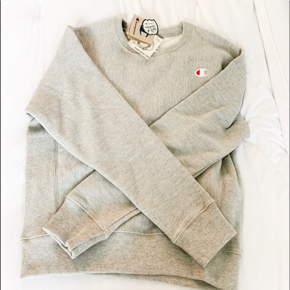 champion reverse weave crew neck